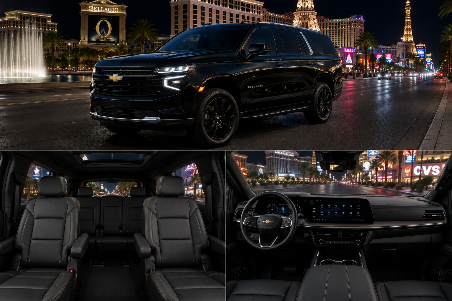 Chevrolet Suburban Strip and dashboard collage