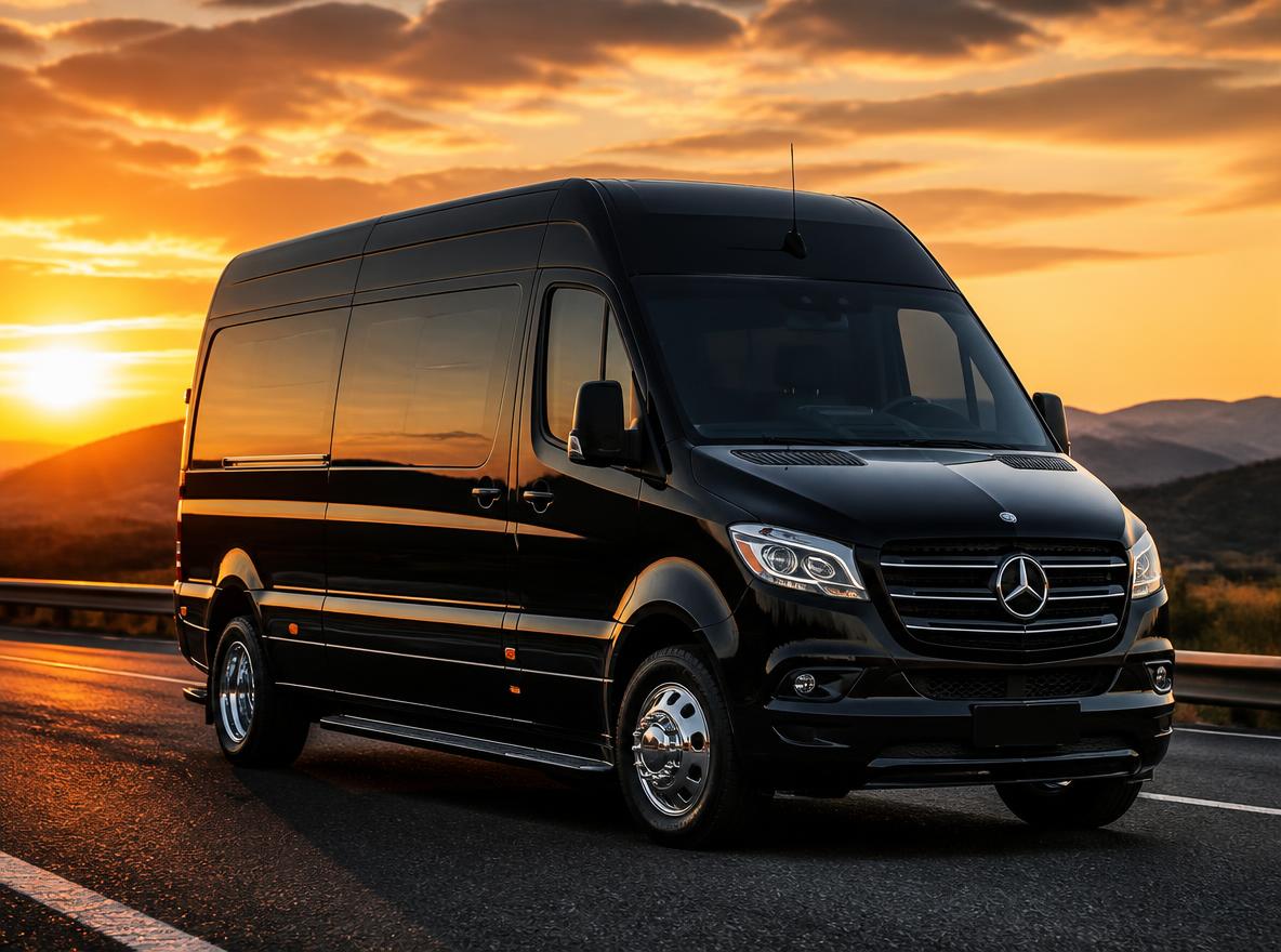 Executive Mercedes-Benz Sprinter luxury chauffeur vehicle