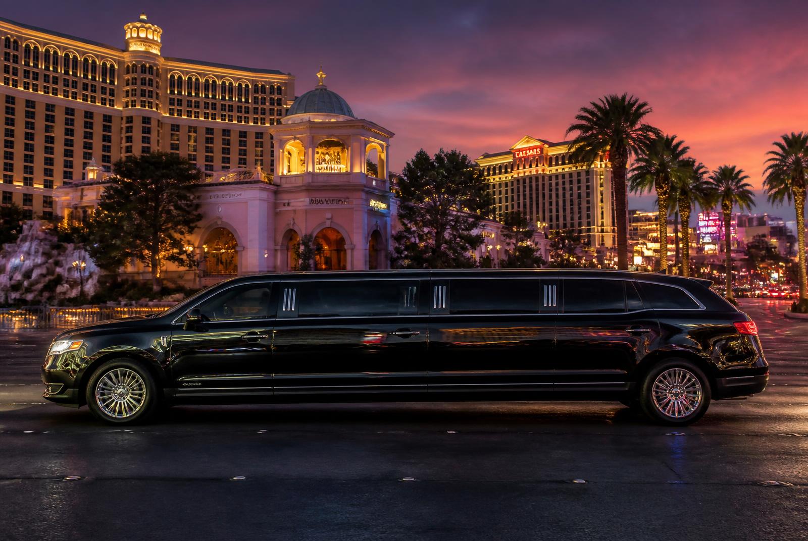 Lincoln MKT Black Limo luxury chauffeur vehicle