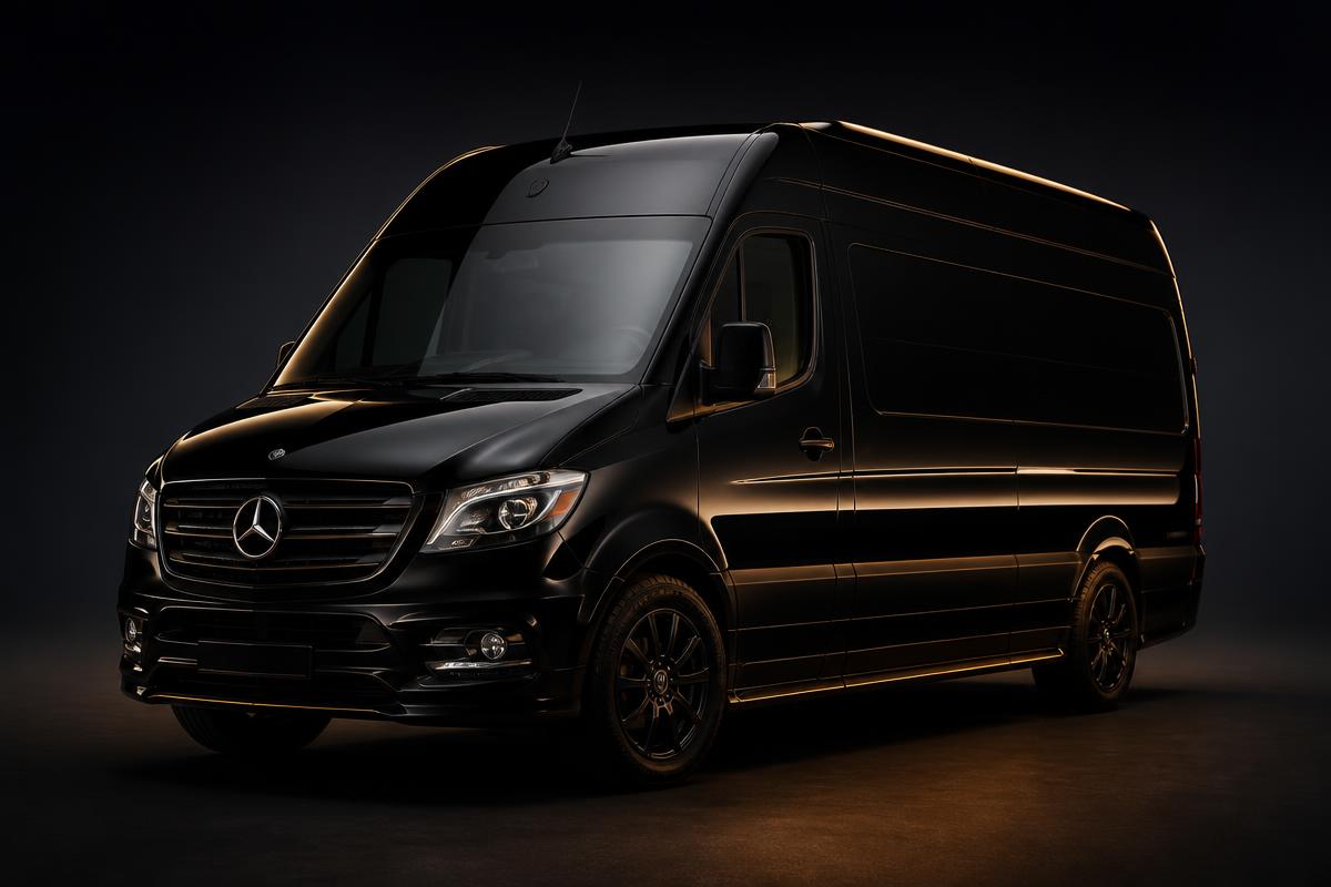 Executive Mercedes-Benz Sprinter luxury chauffeur vehicle
